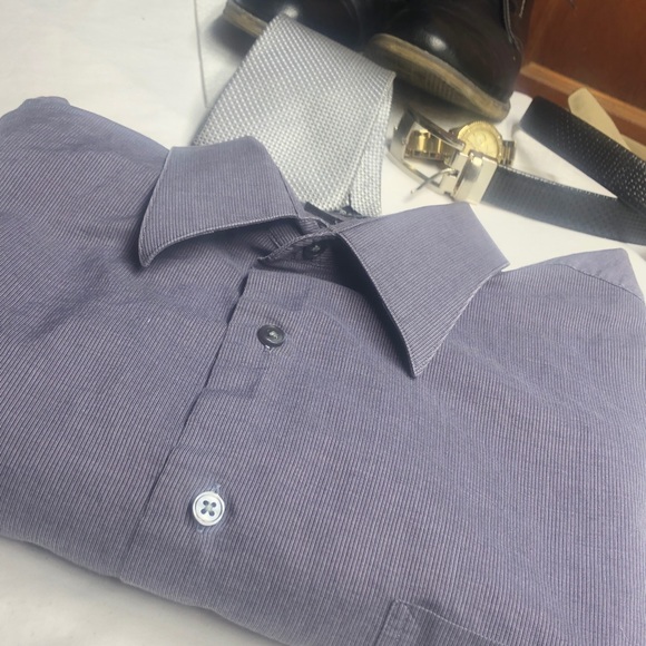 Calvin Klein Collared Dress Shirt - Picture 5 of 8